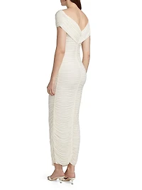 Amira Ruched Maxi Dress