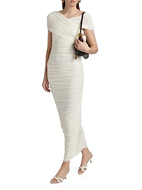 Amira Ruched Maxi Dress