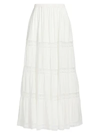 Garda Tiered Maxi Skirt