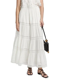 Garda Tiered Maxi Skirt