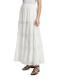 Garda Tiered Maxi Skirt