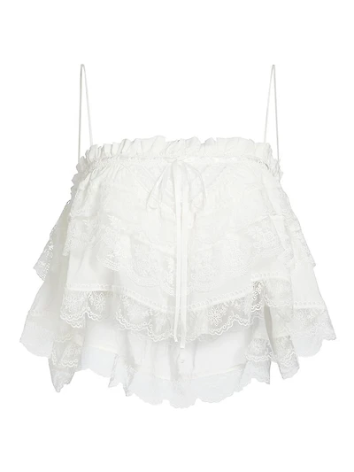 Carlton Tiered Lace Top