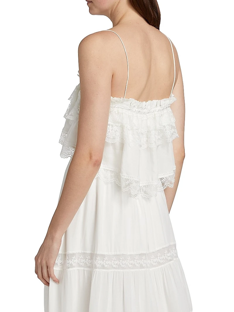 Carlton Tiered Lace Top