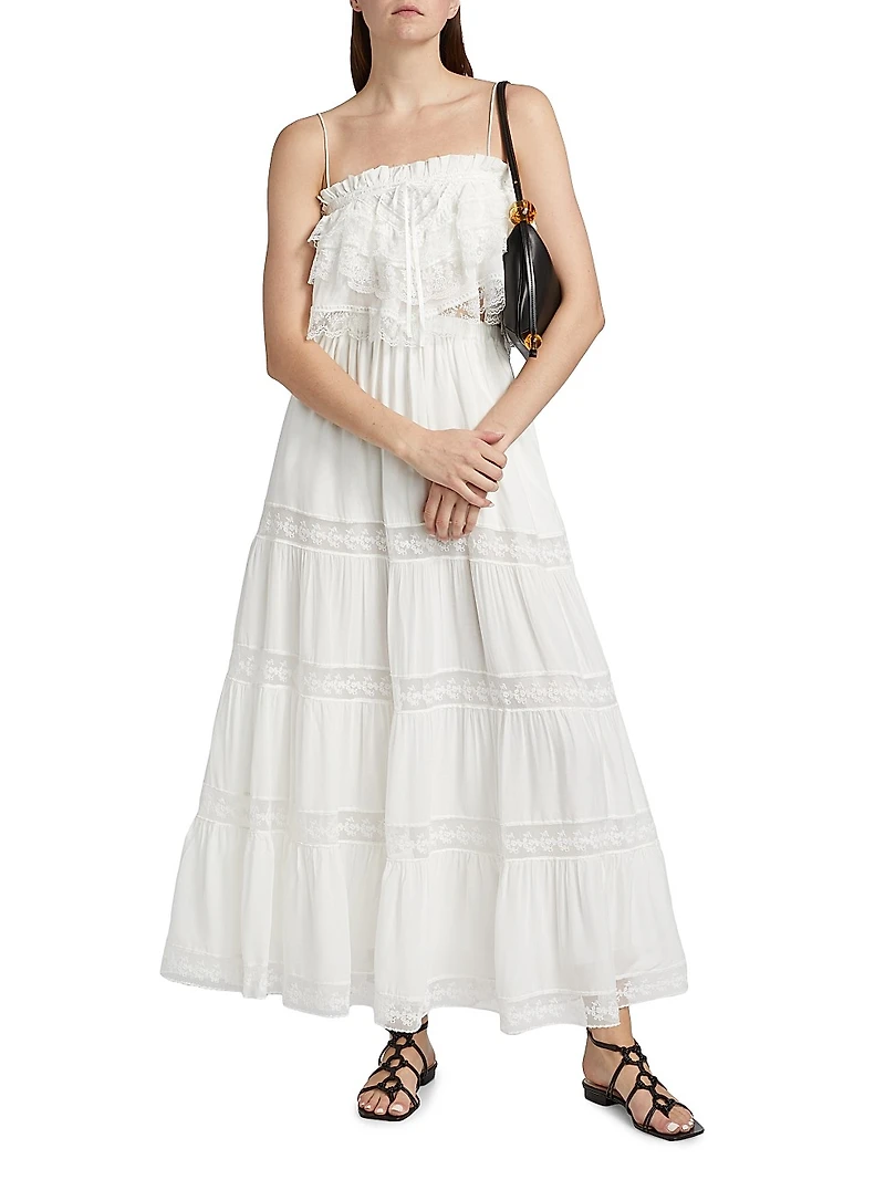 Carlton Tiered Lace Top