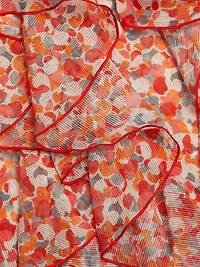 Gabriella Printed Ruffled Halterneck Minidress