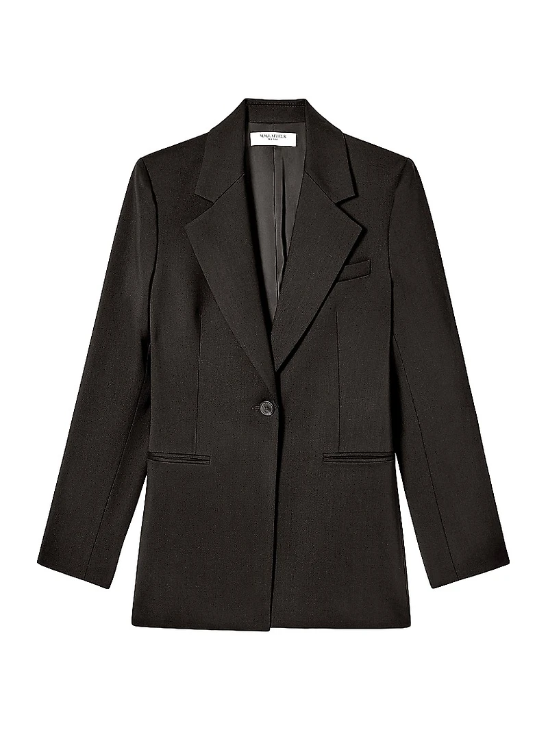 Rossi Executive Washable Wool Twill Blazer