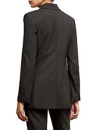 Rossi Executive Washable Wool Twill Blazer