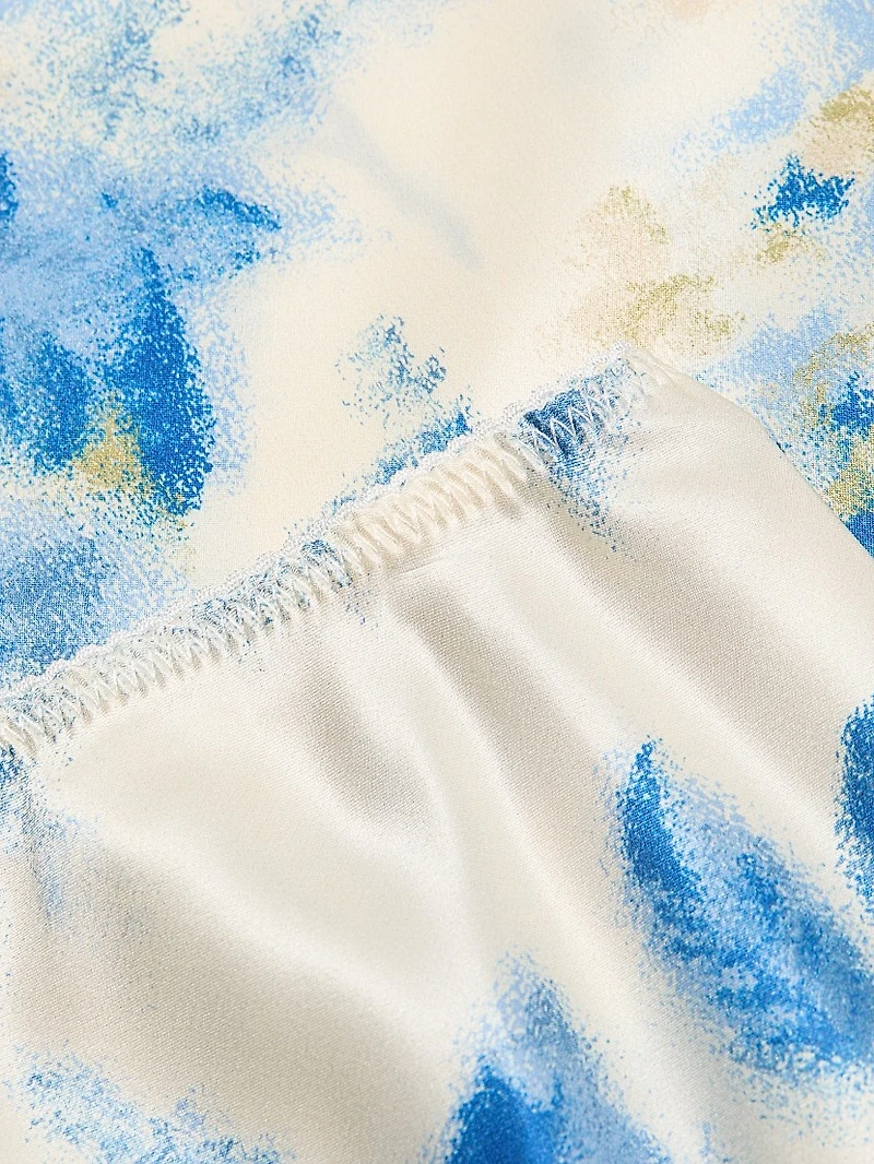 Layla Floral Silk Midi-skirt