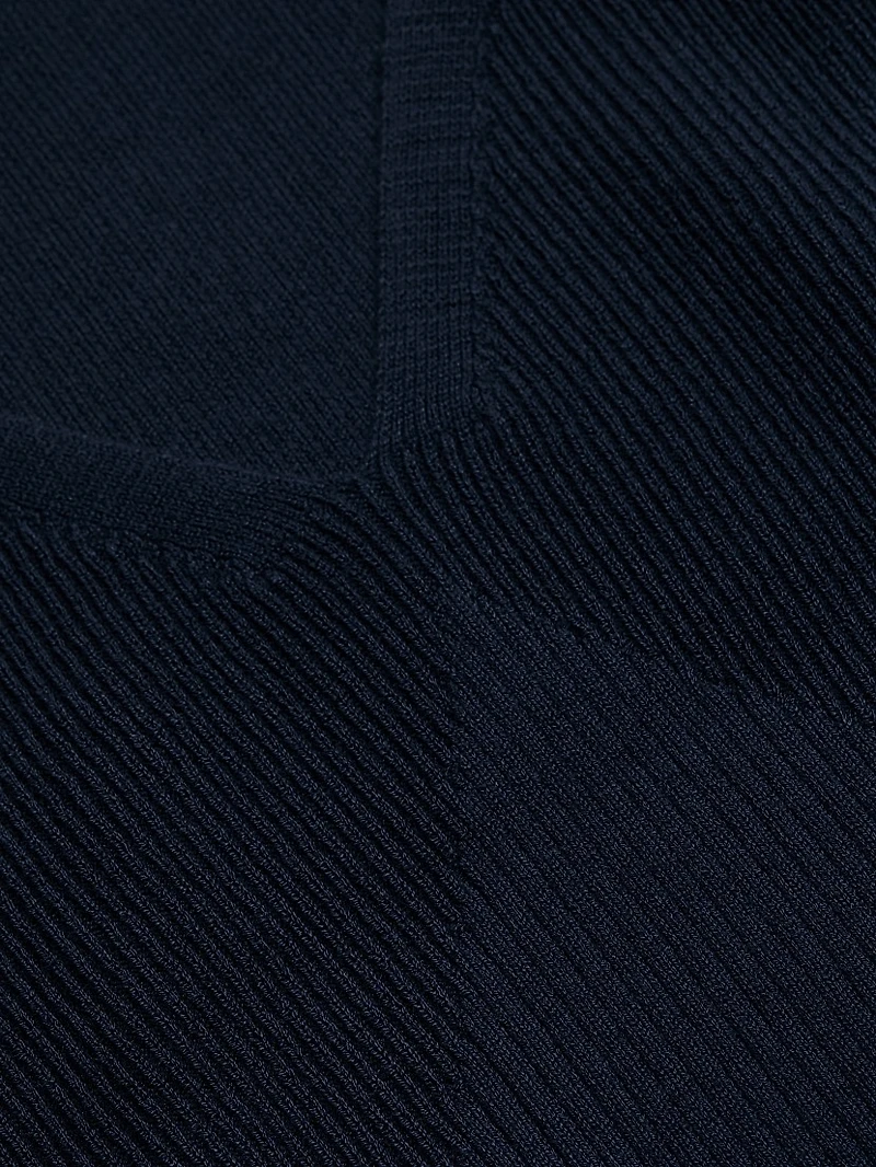 Peony Rib-Knit Sweater Tank