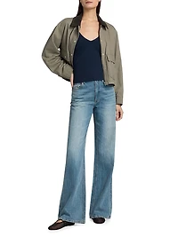 Peony Rib-Knit Sweater Tank