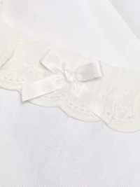 Alice Embroidered-Linen Top