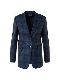 Percival Plaid Wool Blazer