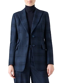 Percival Plaid Wool Blazer