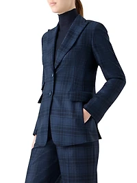 Percival Plaid Wool Blazer