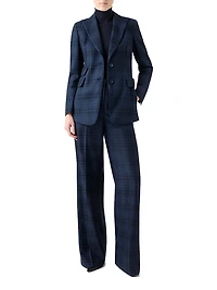 Percival Plaid Wool Blazer
