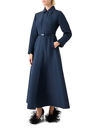Ottoman Silk Belted Shirtdress
