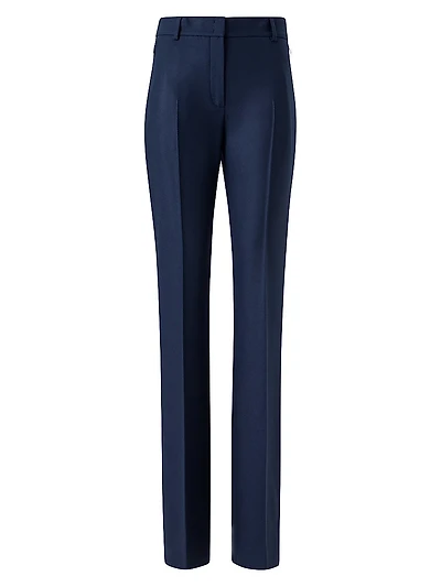 Marilyn Strech Flannel Boot-Cut Pants