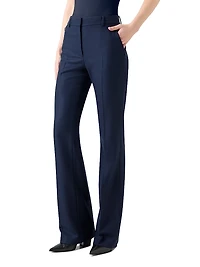 Marilyn Strech Flannel Boot-Cut Pants