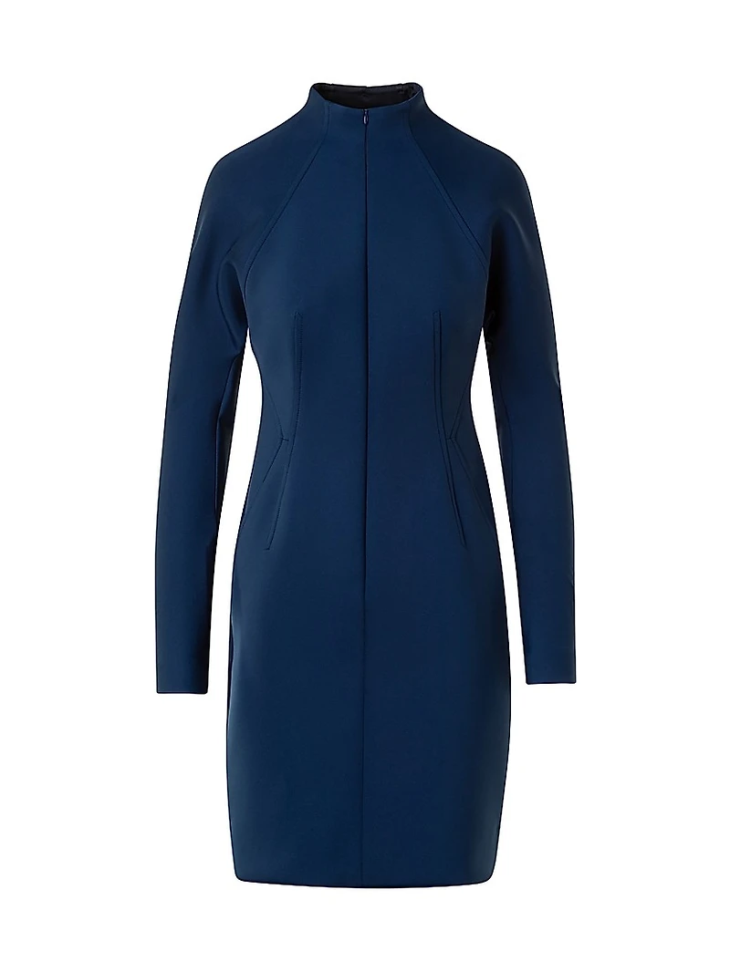 Techno Neoprene Minidress