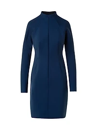 Techno Neoprene Minidress