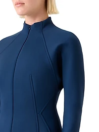 Techno Neoprene Minidress