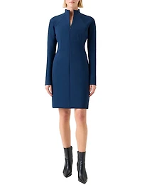 Techno Neoprene Minidress