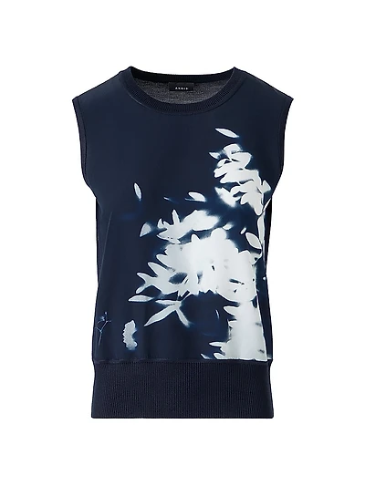 Wildflower Silk Knit Top