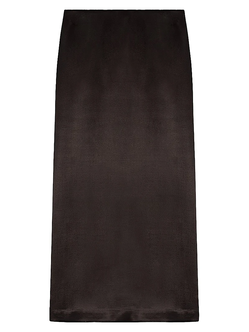 Jackie Satin Maxi Skirt