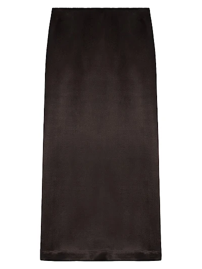 Jackie Satin Maxi Skirt