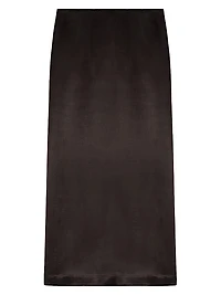Jackie Satin Maxi Skirt