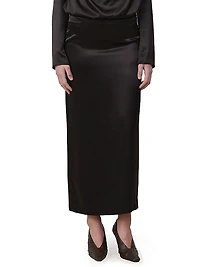Jackie Satin Maxi Skirt