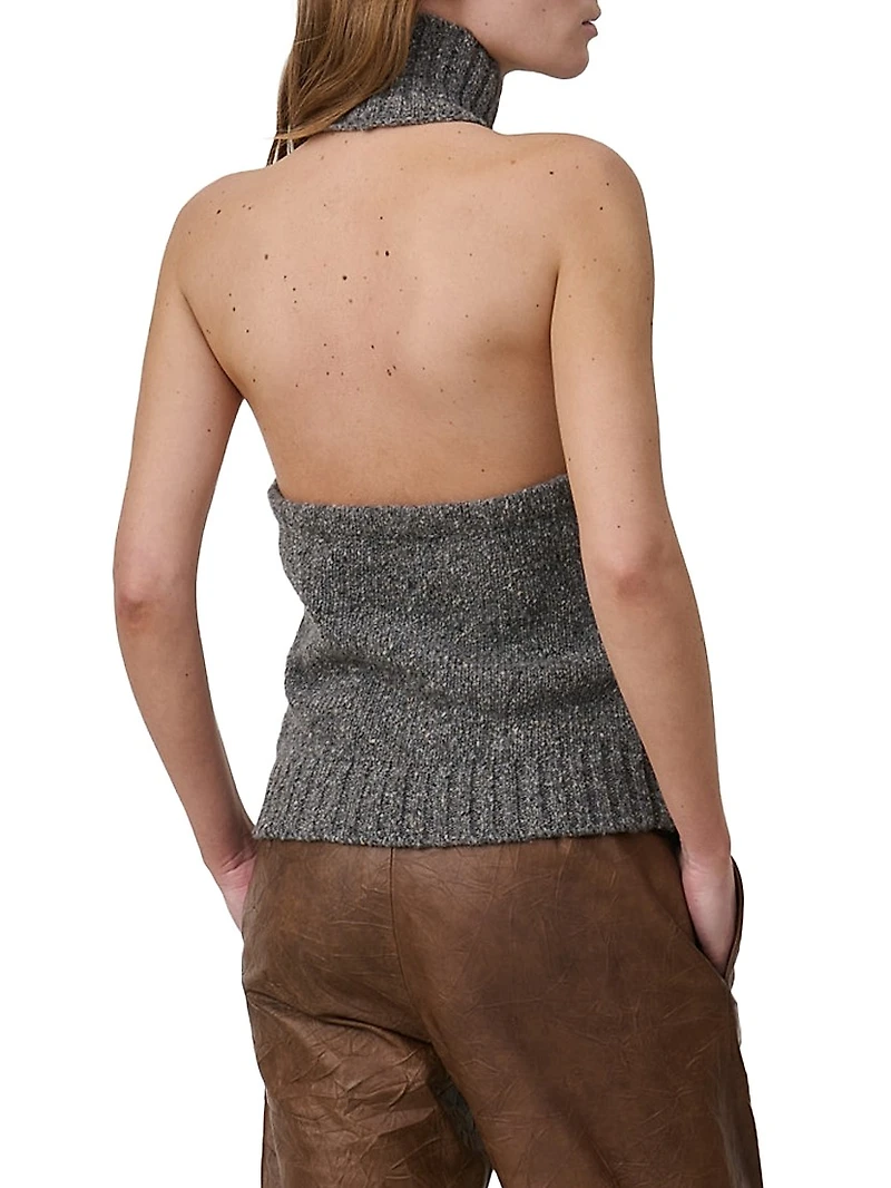 Ines Wool Turtleneck Top