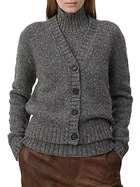 Leda Wool Oversized Cardigan