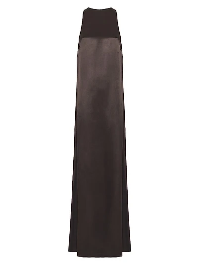 Gigi Satin Sleeveless Gown