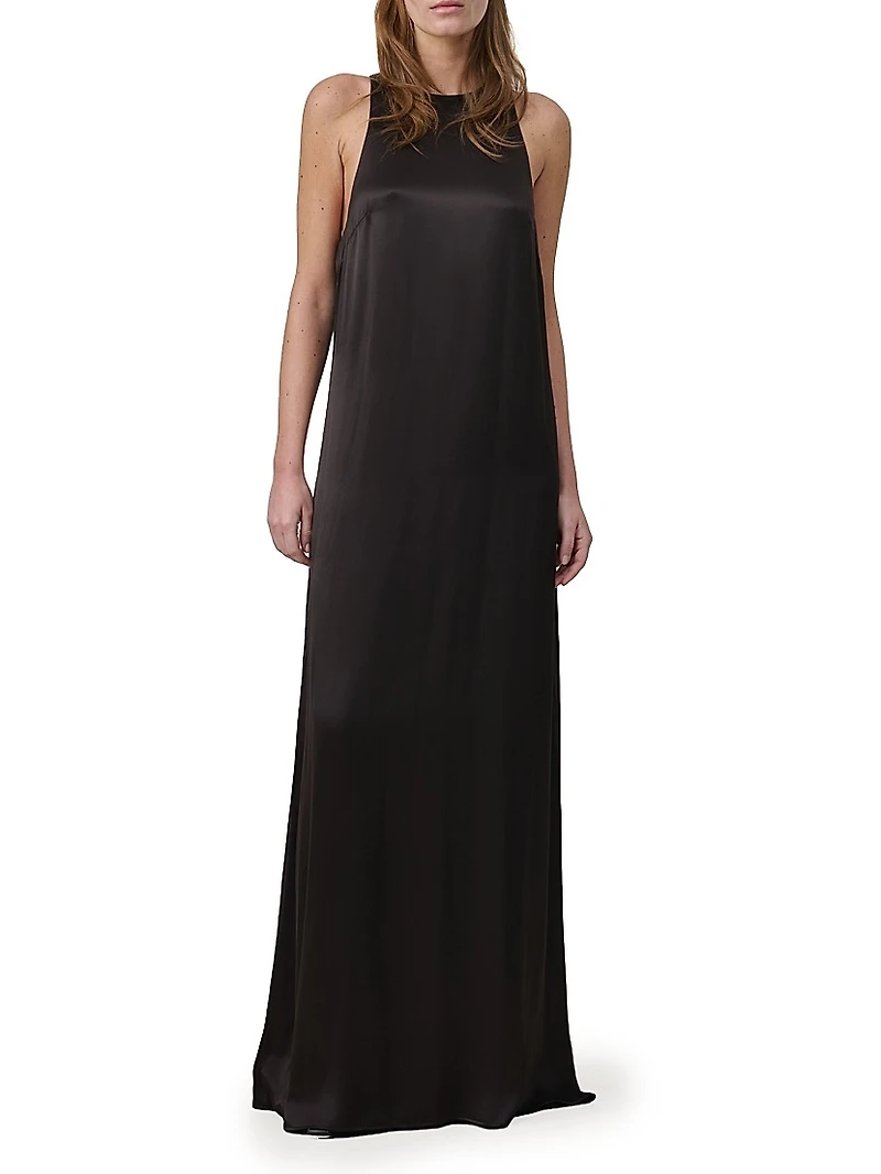 Gigi Satin Sleeveless Gown