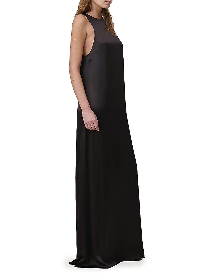Gigi Satin Sleeveless Gown
