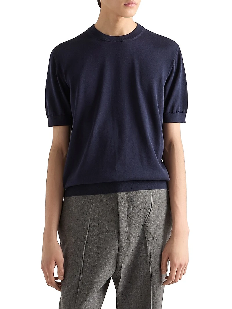 Cotton Crewneck Sweater