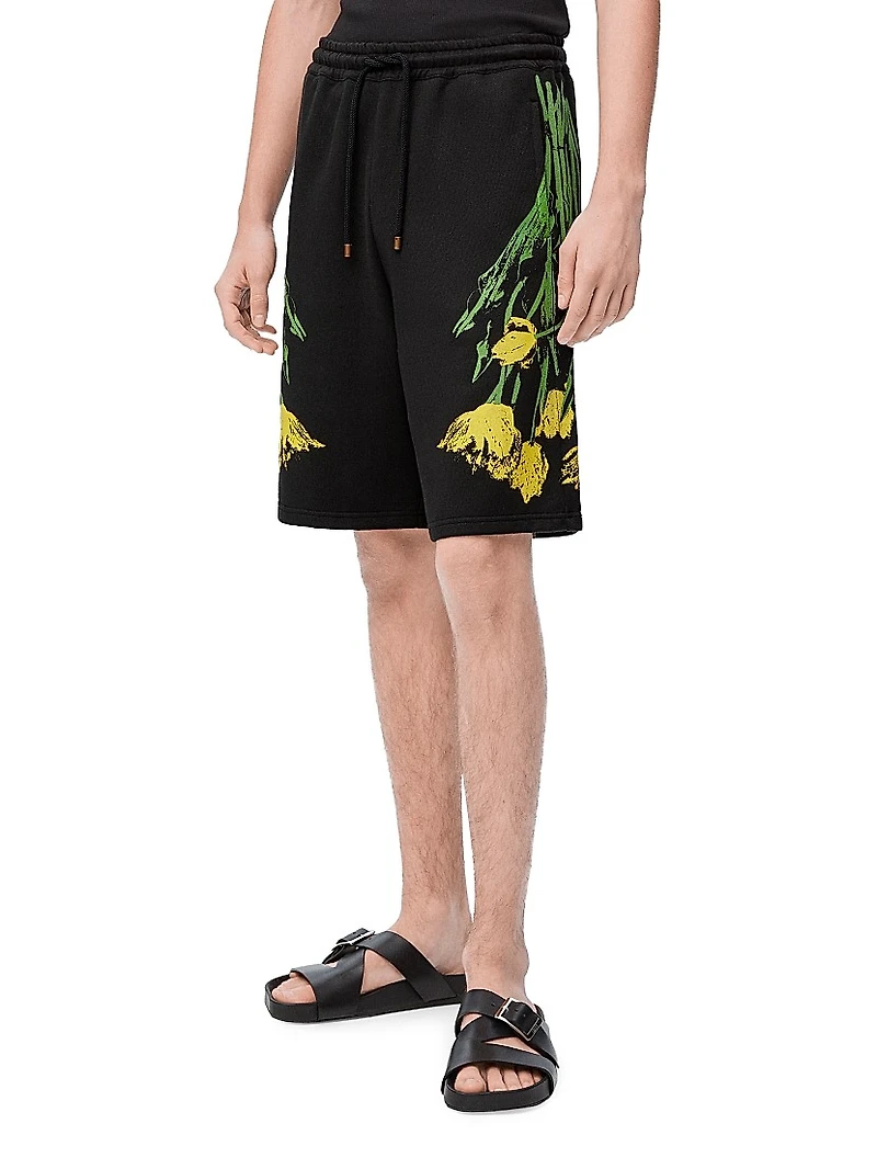 LOEWE x Paula's Ibiza Tulip Drawstring Shorts