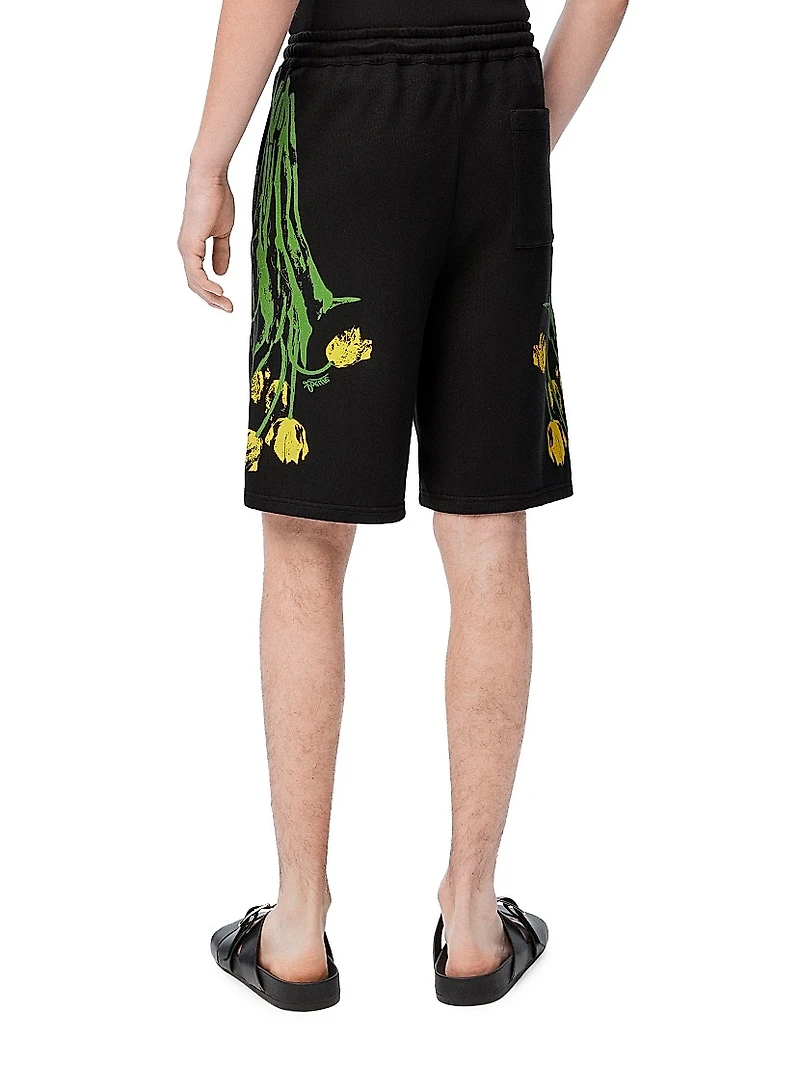 LOEWE x Paula's Ibiza Tulip Drawstring Shorts