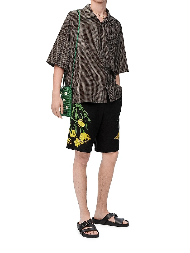 LOEWE x Paula's Ibiza Tulip Drawstring Shorts