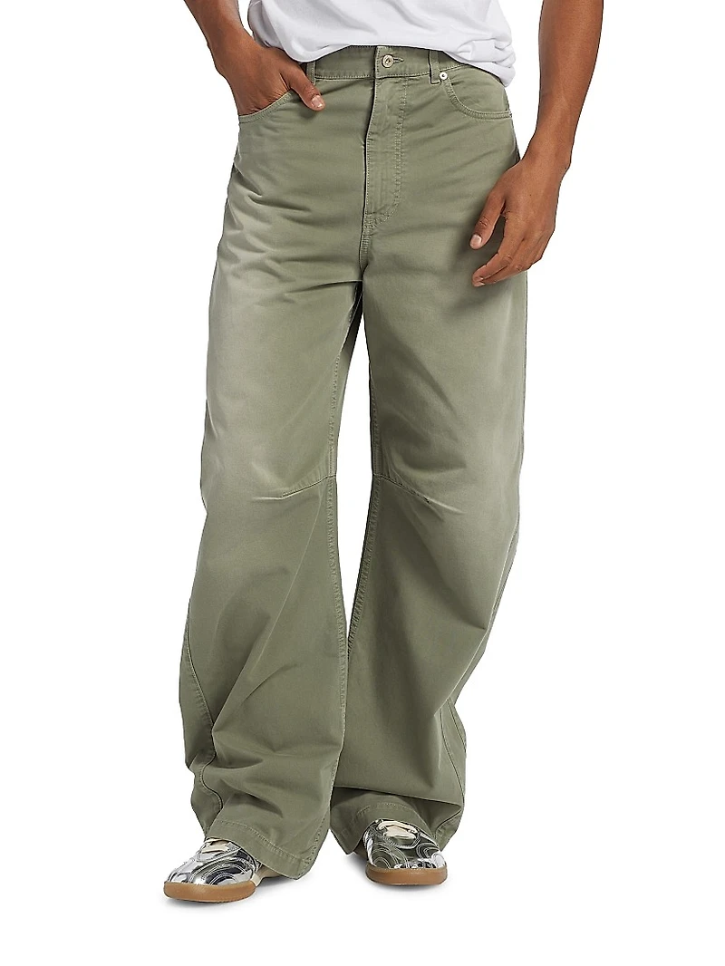 LOEWE x Paula's Ibiza Barrel-Leg Jeans