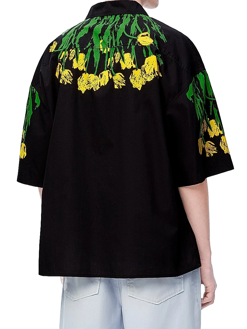 LOEWE x Paula's Ibiza Tulip Short-Sleeve Shirt