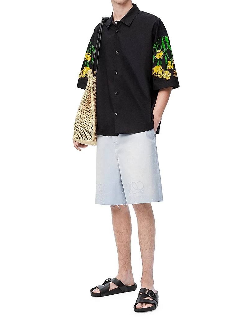 LOEWE x Paula's Ibiza Tulip Short-Sleeve Shirt