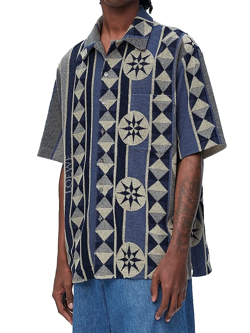 LOEWE x Paula's Ibiza Printed Short-Sleeve Shirt