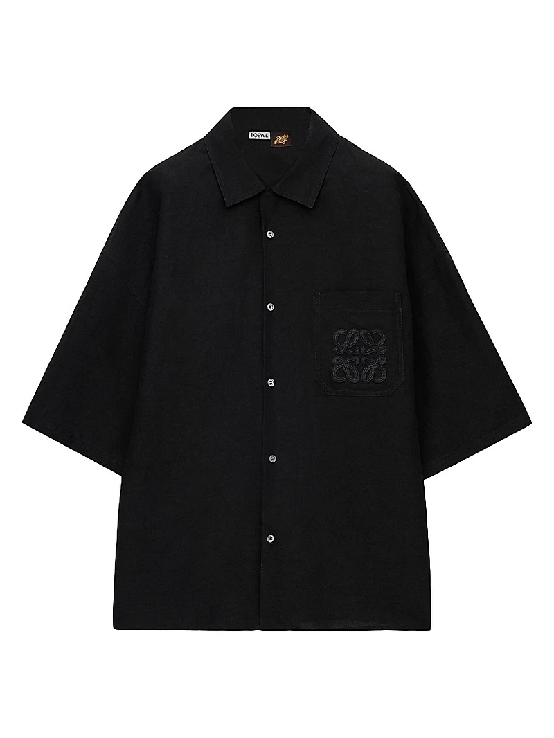 LOEWE x Paula's Ibiza Monogram Short-Sleeve Shirt