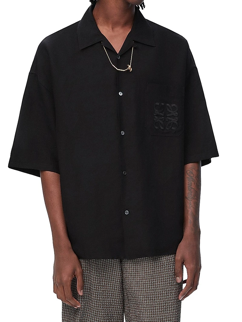 LOEWE x Paula's Ibiza Monogram Short-Sleeve Shirt