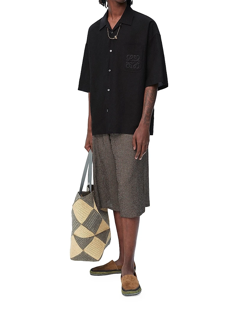 LOEWE x Paula's Ibiza Monogram Short-Sleeve Shirt