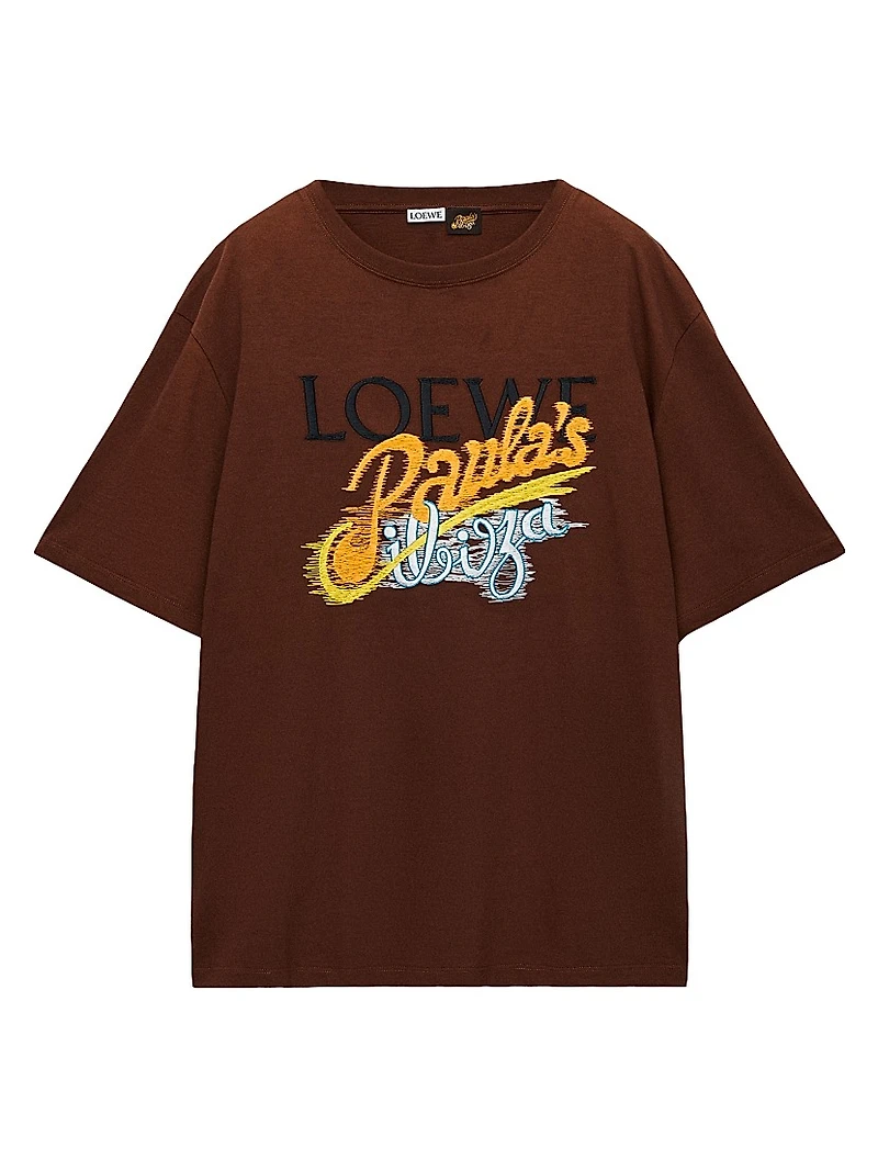 LOEWE x Paula's Ibiza Paula Logo Loose-Fit T-Shirt