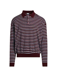 LOEWE x Paula's Ibiza Long-Sleeve Polo Sweater