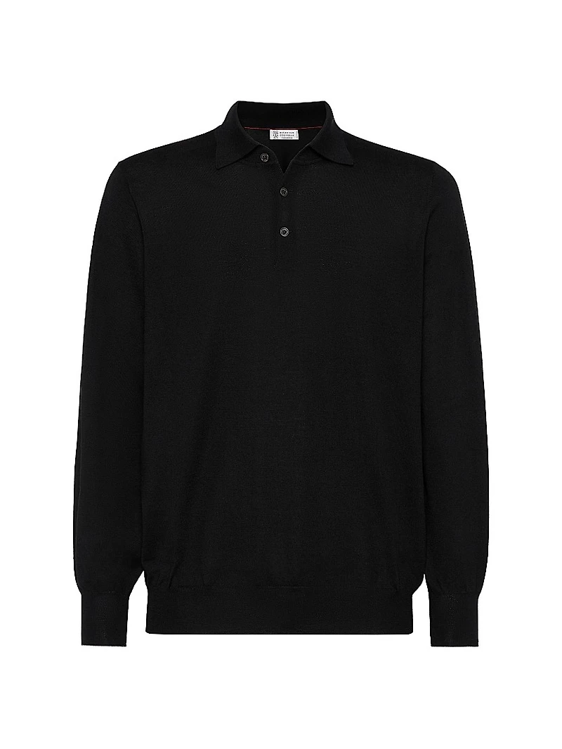 Lightweight Knit Polo Shirt